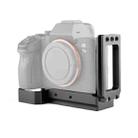 YELANGU CL6 YLG0712A Vertical Shoot Quick Release L Plate Bracket Base Holder for Sony A9 (ILCE-9) / A7 III/ A7R III(Black) - 1