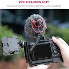 YELANGU CL6 YLG0712A Vertical Shoot Quick Release L Plate Bracket Base Holder for Sony A9 (ILCE-9) / A7 III/ A7R III(Black) - 5