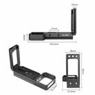 YELANGU CL6 YLG0712A Vertical Shoot Quick Release L Plate Bracket Base Holder for Sony A9 (ILCE-9) / A7 III/ A7R III(Black) - 6