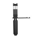 YELANGU PC09 Handheld Grip Holder Bracket + Photography Fill Light + Microphone with Mobile Phone Metal Clamp (Black) - 2