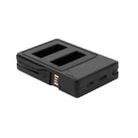 LCD Screen Dual Batteries Charger with Displays Charging Capacity for GoPro HERO9 Black / HERO10 Black(Black) - 2