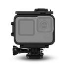 For GoPro HERO10 Black / HERO9 Black Plastic Frame Mount Protective Case with Base Buckle & Long Screw(Black) - 1