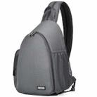 CADeN D17-1 Multifunction Waterproof Nylon Shockproof Scratch-Resistant Messenger Single / Shoulders Bag Backpack Outdoor SLR Camera Photography Backpack Bag (Grey) - 1