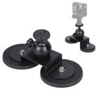 Car Suction Cup Mount Bracket for GoPro Hero11 Black / HERO10 Black / HERO9 Black / HERO8 Black /7 /6 /5 /5 Session /4 Session /4 /3+ /3 /2 /1, Xiaoyi and Other Action Cameras, Size: L(Black) - 1