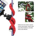 Mini Octopus Flexible Foam Tripod Holder with Phone Clamp & Remote Control (Red) - 10