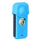 Full Body Dust-proof Silicone Protective Case for Insta360 ONE X2(Blue) - 1