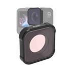 JSR KB Series Diving Color Lens Filter for GoPro HERO10 Black / HERO9 Black(Pink) - 1
