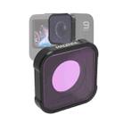 JSR KB Series Diving Color Lens Filter for GoPro HERO10 Black / HERO9 Black(Magenta) - 1