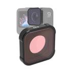 JSR KB Series Diving Color Lens Filter for GoPro HERO10 Black / HERO9 Black(Red) - 1