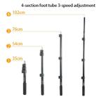 BEXIN P-264L Portable Outdoor Photography Camera Aluminum Alloy Hand-held Lamp Stand Monopod (Black) - 4