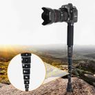 BEXIN P308D Portable Travel Outdoor DSLR Camera Aluminum Alloy Monopod Holder (Black) - 1