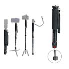 BEXIN P308 Portable Travel Outdoor DSLR Camera Aluminum Alloy Monopod Holder (Black) - 1