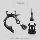 GP435 Small Size Bicycle Motorcycle Handlebar Fixing Mount for GoPro Hero11 Black / HERO10 Black /9 Black /8 Black /7 /6 /5 /5 Session /4 Session /4 /3+ /3 /2 /1, DJI Osmo Action and Other Action Cameras(Black) - 8