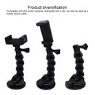 Hose Snake Arm Car Sucker Four-section Universal Suction Cup + Phone Clip for GoPro / Xiaoayi / Xiaomi / AKASO EK5000 / Other Sport Cameras - 4