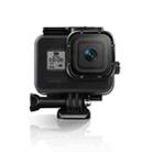 For GoPro HERO8 Black 45m Waterproof Housing Protective Case with Buckle Basic Mount & Screw & Floating Bobber Grip & Strap & Anti-Fog Inserts(Black) - 2