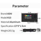 ADAI K10 RGB Full Color Dimmable 2500-8500K On-Camera LED Video Light Photography Fill Light(Black) - 8