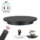 60cm Electric Rotating Display Stand Props Turntable, Load: 100kg, Plug-in Power, US Plug(Black) - 1