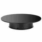 25cm 360 Degree Electric Rotating Mirror Surface Turntable Display Stand Video Shooting Props Turntable for Photography, Load 3kg, Powered by Battery(Black) - 2