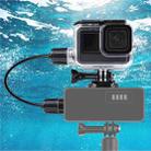 For GoPro HERO10 Black / HERO9 Black 30m Charging Waterproof Housing Case with Buckle Basic Mount & Screw - 1