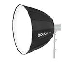 Godox P90L Diameter 90cm Parabolic Softbox Reflector Diffuser for Studio Speedlite Flash Softbox (Black) - 1