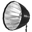 Godox P120L Diameter 120cm Parabolic Softbox Reflector Diffuser for Studio Speedlite Flash Softbox(Black) - 1