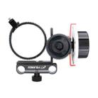 YELANGU F0 Camera Follow Focus with Gear Ring Belt for Canon / Nikon / Video Cameras / DSLR Cameras (Orange) - 2