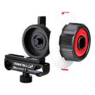 YELANGU F0 Camera Follow Focus with Gear Ring Belt for Canon / Nikon / Video Cameras / DSLR Cameras (Red) - 3