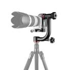 YELANGU  A201 360 Degree Horizontal Gimbal Tripod Head for DV and SLR Cameras (Black) - 1