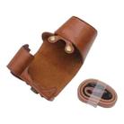 Full Body Camera PU Leather Case Bag for Sony ZV-E10(Coffee) - 3
