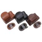 Full Body Camera PU Leather Case Bag for Sony ZV-E10(Coffee) - 5