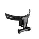 Helmet Mount with J-Hook Buckle  for GoPro Hero11 Black / HERO10 Black /9 Black /8 Black /7 /6 /5 /5 Session /4 Session /4 /3+ /3 /2 /1, DJI Osmo Action and Other Action Cameras (Black) - 1
