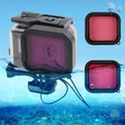 45m Waterproof Housing Protective Case + Touch Screen Back Cover for GoPro NEW HERO /HERO6 /5, with Buckle Basic Mount & Screw & (Purple, Red, Pink) Filters, No Need to Remove Lens (Transparent) - 1