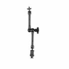11 inch Adjustable Friction Articulating Magic Arm + Large Claws Clips with Phone Clamp(Black) - 2