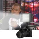 HD-160 White Light LED Video Light on-Camera Photography Lighting Fill Light for Canon, Nikon, DSLR Camera with 3 Filter Plates - 11