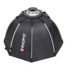 TRIOPO K2-55 55cm Speedlite Flash Octagon Parabolic Softbox Bowens Mount Diffuser(Black) - 2
