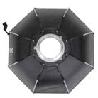 TRIOPO K2-55 55cm Speedlite Flash Octagon Parabolic Softbox Bowens Mount Diffuser(Black) - 3