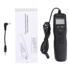RST-7001 LCD Screen Time Lapse Intervalometer Shutter Release Digital Timer Remote Controller with C6 Cable for CANON 1000D/550D/60D, PENTAX:K20D/K200D/K10D, SAMSUNG GX-20/GX-10 Camera(Black) - 10