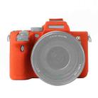 For Sony A7R4 Soft Silicone Protective Case(Orange) - 1
