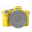 For Sony A7R4 Soft Silicone Protective Case(Yellow) - 1