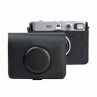 Retro Full Body Camera PU Leather Case Bag with Strap for FUJIFILM instax mini Evo(Black) - 1