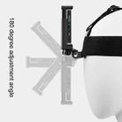 Elastic Mount Belt Adjustable Head Strap with Phone Clamp & Screw & S-type Adapter for GoPro HERO10 Black / HERO9 Black /8 /7 /6 /5, Xiaoyi and Other Action Cameras, Smarphones(Black) - 6
