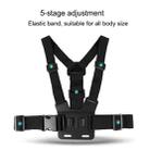 Adjustable Body Mount Belt Chest Strap with Phone Clamp & S-type Adapter & J Hook Mount & Long Screw for GoPro Hero11 Black / HERO10 Black / HERO9 Black / HERO8 Black / HERO7 /6 /5 /5 Session /4 Session /4 /3+ /3 /2 /1, Insta360 ONE R, DJI Osmo Action and Other Action Cameras, Smartphones(Black) - 4