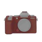 Soft Silicone Protective Case for FUJIFILM X-S10(Coffee) - 1