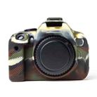 For Canon EOS 600D Soft Silicone Protective Case(Camouflage) - 1