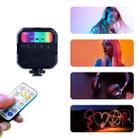 MJ88 Pocket 3000-7000K+RGB Full Color Beauty Fill Light Handheld Camera Photography Streamer LED Light with Remote Control(Black) - 1