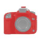 For Nikon D600 / D610 Soft Silicone Protective Case(Red) - 1