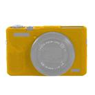 For Canon PowerShot G7 X Mark III / G7X III / G7X3 Soft Silicone Protective Case(Yellow) - 1