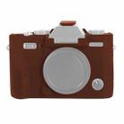 For FUJIFILM X-T30 Soft Silicone Protective Case(Coffee) - 1