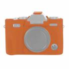 For FUJIFILM X-T30 Soft Silicone Protective Case(Orange) - 1