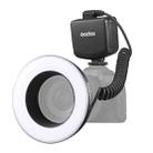 Godox Ring72 Macro Ring 48 LED Flash Light with 8 Different Size Adapter Rings(Black) - 1